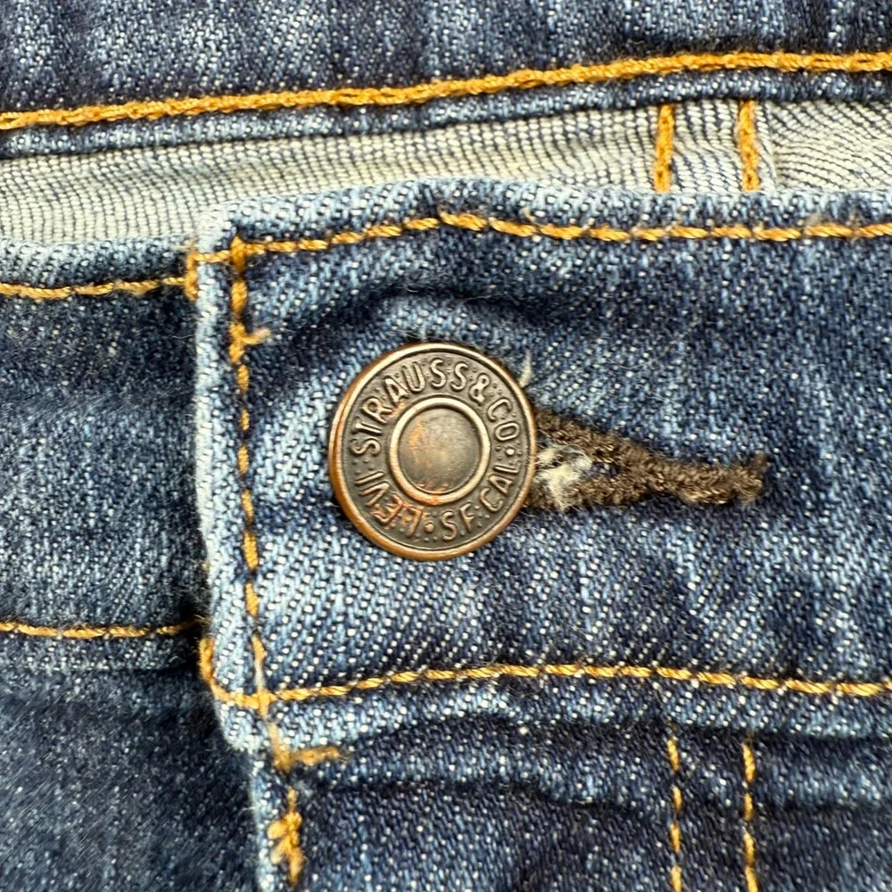 Levi's 505 Regular Fit Jeans Mens W40 L32‎ Blue Denim Classic Style